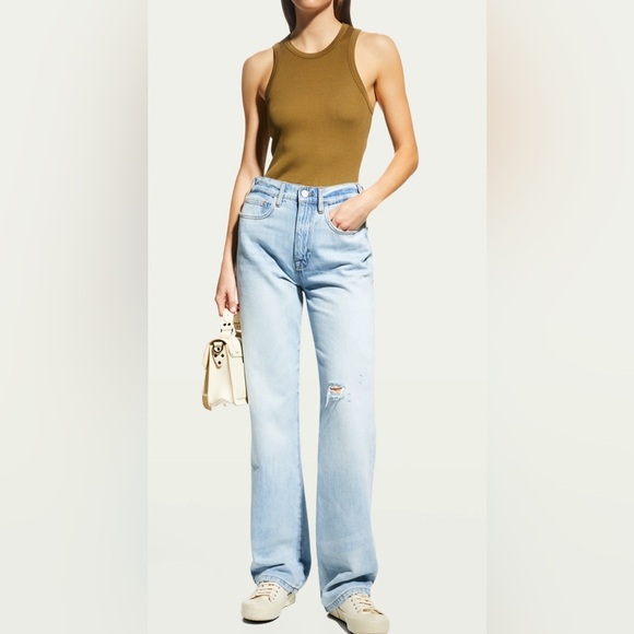 Frame Le Jane Distressed jeans- 32" Inseam - Picture 1 of 7